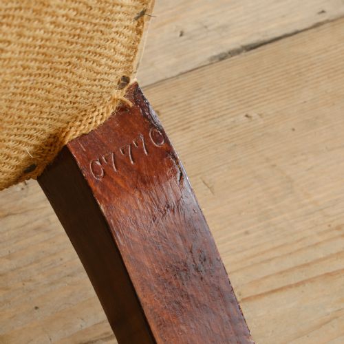 19TH CENTURY JAS SHOOLBRED SLIPPER CHAIR - ADDITIONAL PHOTO 9