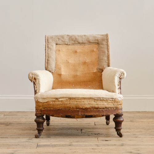 19TH CENTURY COUNTRY HOUSE ARMCHAIR - ADDITIONAL PHOTO 1