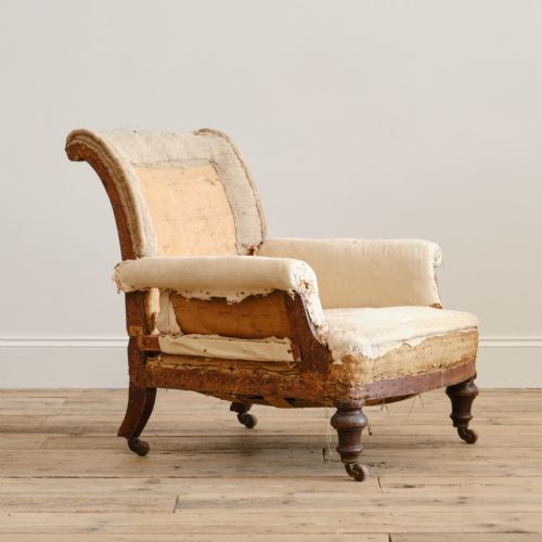 19TH CENTURY COUNTRY HOUSE ARMCHAIR - ADDITIONAL PHOTO 2
