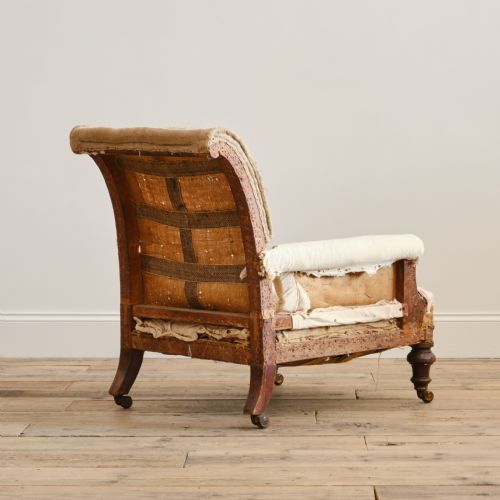 19TH CENTURY COUNTRY HOUSE ARMCHAIR - ADDITIONAL PHOTO 6