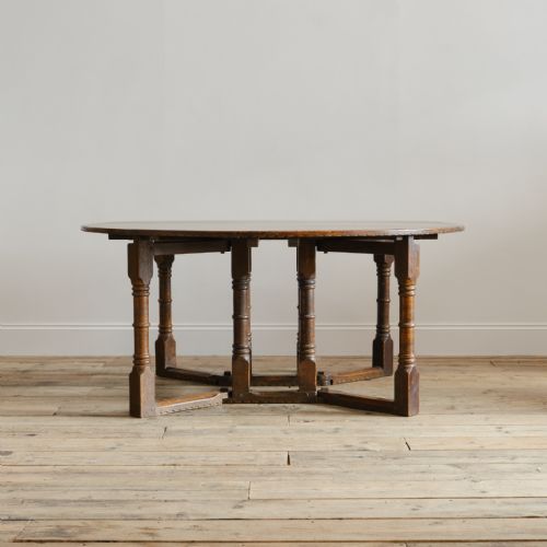 EARLY 20TH CENTURY ARTS AND CRAFTS GATELEG TABLE - ADDITIONAL PHOTO 6