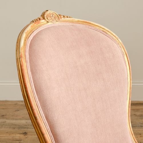 19TH CENTURY GILTWOOD SLIPPER CHAIR ATTRIBUTED TO LAMB OF MANCHESTER - ADDITIONAL PHOTO 8