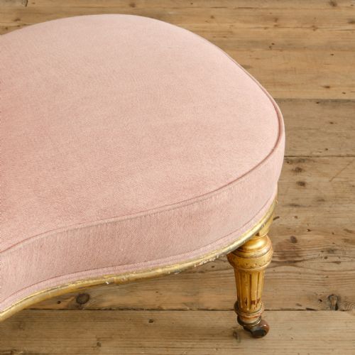 19TH CENTURY GILTWOOD SLIPPER CHAIR ATTRIBUTED TO LAMB OF MANCHESTER - ADDITIONAL PHOTO 10