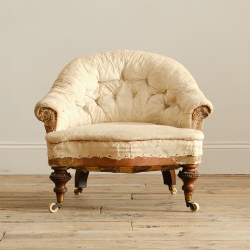 19TH CENTURY TUB ARMCHAIR BY MACKENZIE MITCHELL EDINBURGH - ADDITIONAL PHOTO 1