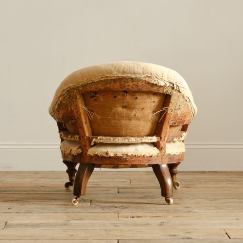 19TH CENTURY TUB ARMCHAIR BY MACKENZIE MITCHELL EDINBURGH - ADDITIONAL PHOTO 5
