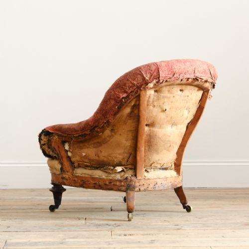 19TH CENTURY HOWARD SONS ARMCHAIR - ADDITIONAL PHOTO 4
