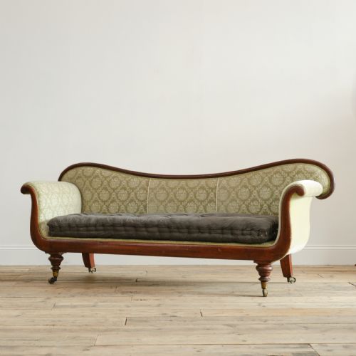LARGE 19TH CENTURY COUNTRY HOUSE SOFA C1840 - ADDITIONAL PHOTO 2