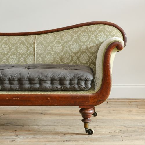 LARGE 19TH CENTURY COUNTRY HOUSE SOFA C1840 - ADDITIONAL PHOTO 5