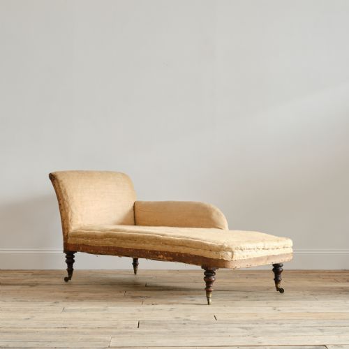 MID 19TH CENTURY CHAISE LONGUE - ADDITIONAL PHOTO 2