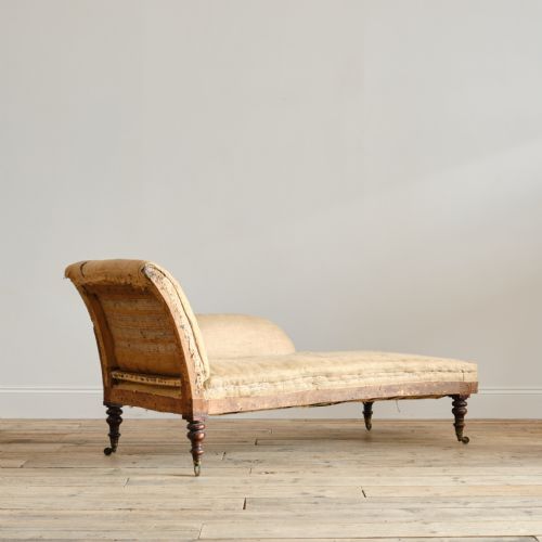 MID 19TH CENTURY CHAISE LONGUE - ADDITIONAL PHOTO 4