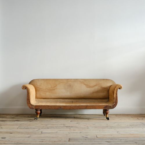 EARLY 19TH CENTURY COUNTRY HOUSE SOFA - ADDITIONAL PHOTO 1