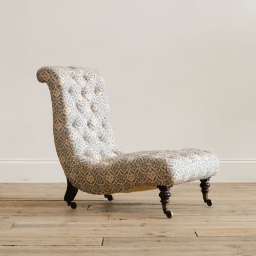 fig 1. 19Th Century Howard And Sons Slipper Chair