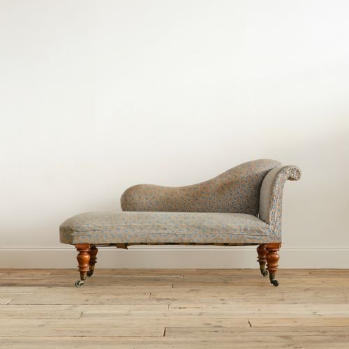 REGENCY CHAISE LONGUE IN ORIGINAL FABRIC - ADDITIONAL PHOTO 1