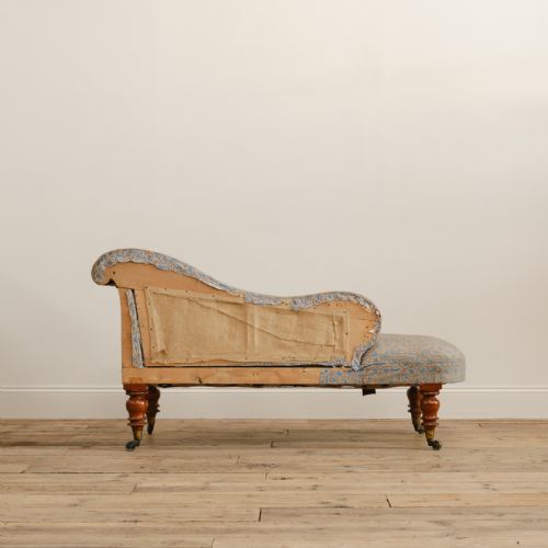 REGENCY CHAISE LONGUE IN ORIGINAL FABRIC - ADDITIONAL PHOTO 4