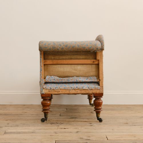 REGENCY CHAISE LONGUE IN ORIGINAL FABRIC - ADDITIONAL PHOTO 6