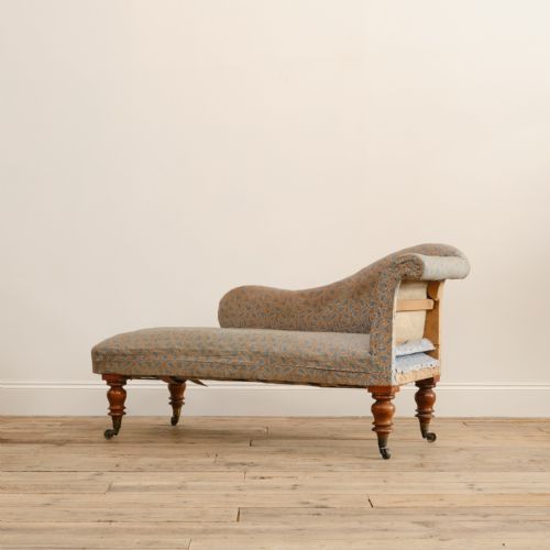 REGENCY CHAISE LONGUE IN ORIGINAL FABRIC - ADDITIONAL PHOTO 7