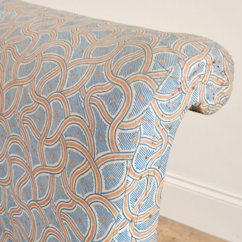 REGENCY CHAISE LONGUE IN ORIGINAL FABRIC - ADDITIONAL PHOTO 9
