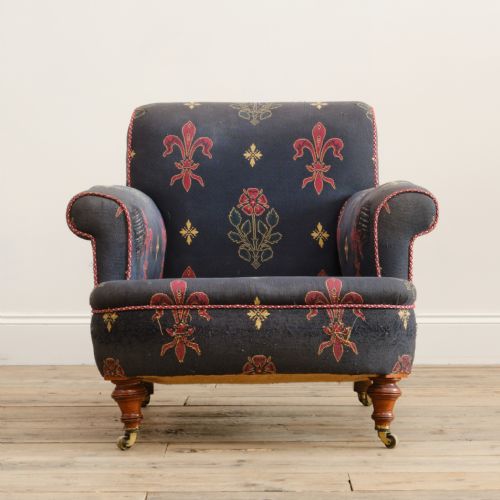 19TH CENTURY JOHN TAYLOR SONS COUNTRY HOUSE ARMCHAIR - ADDITIONAL PHOTO 1