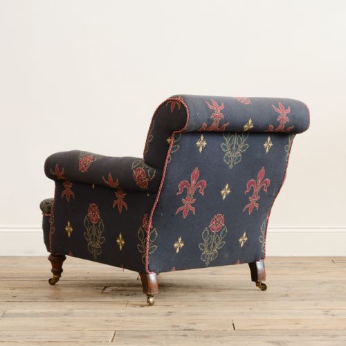 19TH CENTURY JOHN TAYLOR SONS COUNTRY HOUSE ARMCHAIR - ADDITIONAL PHOTO 4