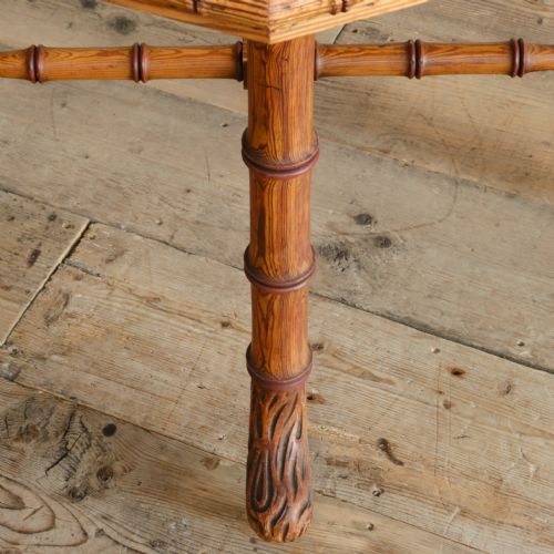 HOWARD AND SONS FAUX BAMBOO PINE CENTRE TABLE - ADDITIONAL PHOTO 9
