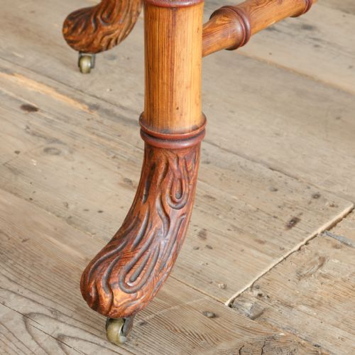 HOWARD AND SONS FAUX BAMBOO PINE CENTRE TABLE - ADDITIONAL PHOTO 13
