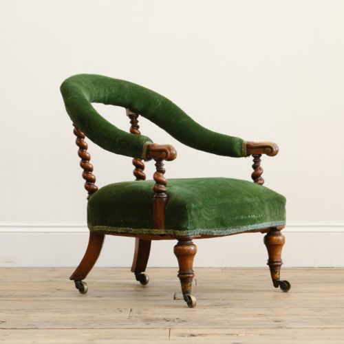 MID 19TH CENTURY HINDLEY AND SONS ARMCHAIR - ADDITIONAL PHOTO 1