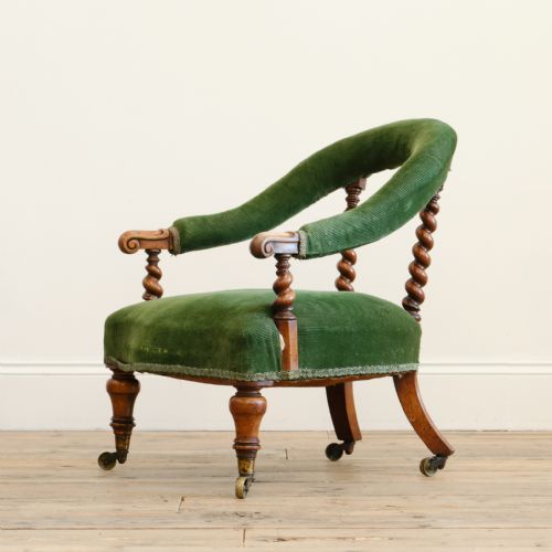 MID 19TH CENTURY HINDLEY AND SONS ARMCHAIR - ADDITIONAL PHOTO 2