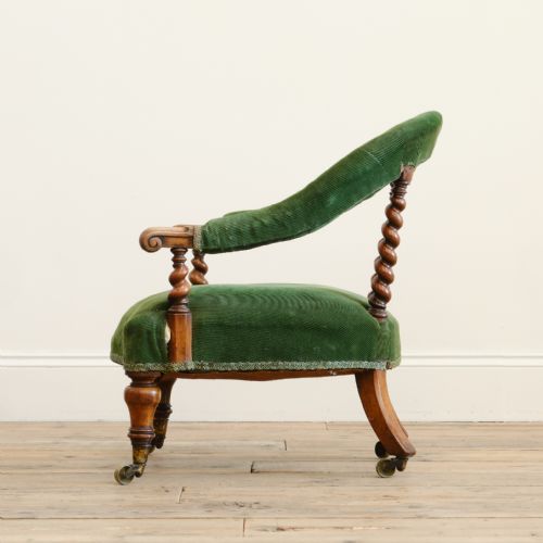 MID 19TH CENTURY HINDLEY AND SONS ARMCHAIR - ADDITIONAL PHOTO 4