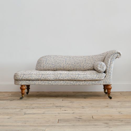 ANTIQUE ENGLISH REGENCY CHAISE LONGUE ATTR TO HOLLAND SONS - ADDITIONAL PHOTO 1