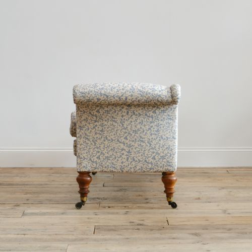 ANTIQUE ENGLISH REGENCY CHAISE LONGUE ATTR TO HOLLAND SONS - ADDITIONAL PHOTO 3