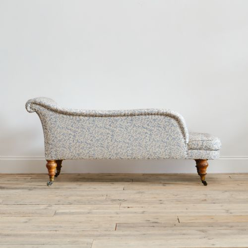 ANTIQUE ENGLISH REGENCY CHAISE LONGUE ATTR TO HOLLAND SONS - ADDITIONAL PHOTO 5