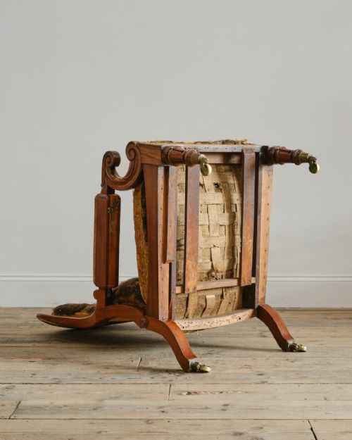 WILLIAM IV MAHOGANY RECLINING ARMCHAIR - ADDITIONAL PHOTO 13
