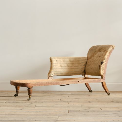 MID 19TH CENTURY CHAISE LONGUE - ADDITIONAL PHOTO 1