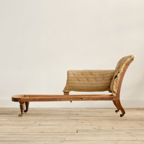 MID 19TH CENTURY CHAISE LONGUE - ADDITIONAL PHOTO 2