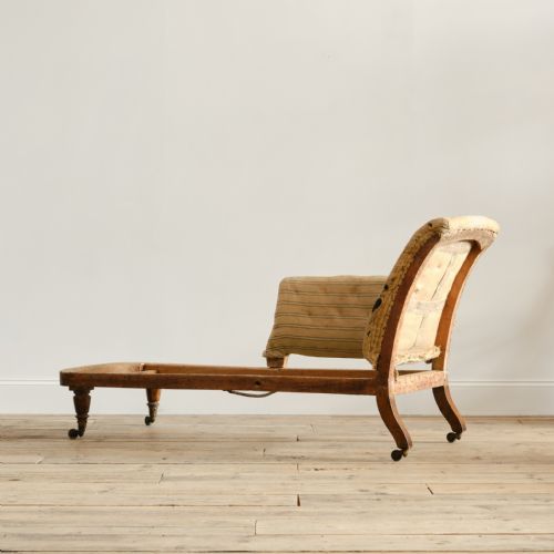 MID 19TH CENTURY CHAISE LONGUE - ADDITIONAL PHOTO 4