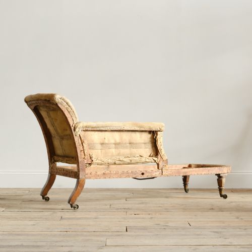 MID 19TH CENTURY CHAISE LONGUE - ADDITIONAL PHOTO 5