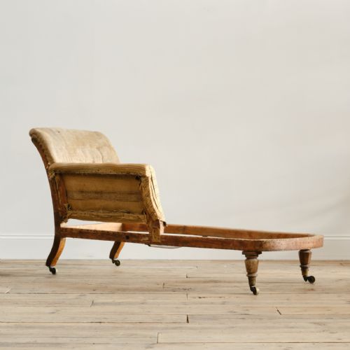 MID 19TH CENTURY CHAISE LONGUE - ADDITIONAL PHOTO 6
