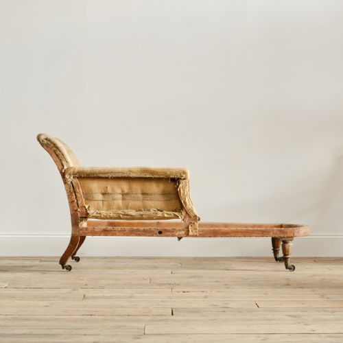 MID 19TH CENTURY CHAISE LONGUE - ADDITIONAL PHOTO 7