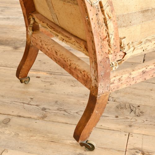 MID 19TH CENTURY CHAISE LONGUE - ADDITIONAL PHOTO 9