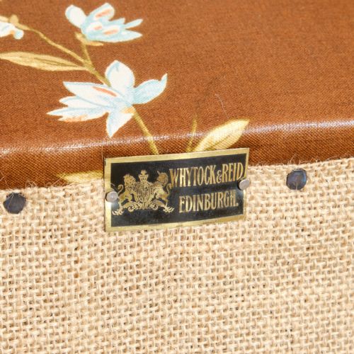 ANTIQUE WHYTOCK REID ARMCHAIR IN VINTAGE SANDERSON FLORAL CHINTZ - ADDITIONAL PHOTO 12