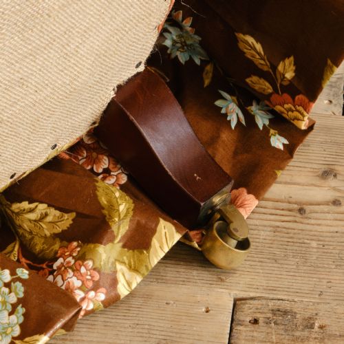 ANTIQUE WHYTOCK REID ARMCHAIR IN VINTAGE SANDERSON FLORAL CHINTZ - ADDITIONAL PHOTO 13