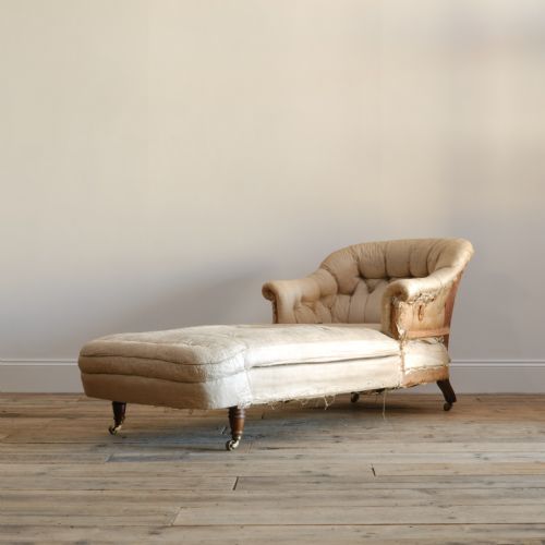 19TH CENTURY HOWARD AND SONS STYLE DAYBED - ADDITIONAL PHOTO 1