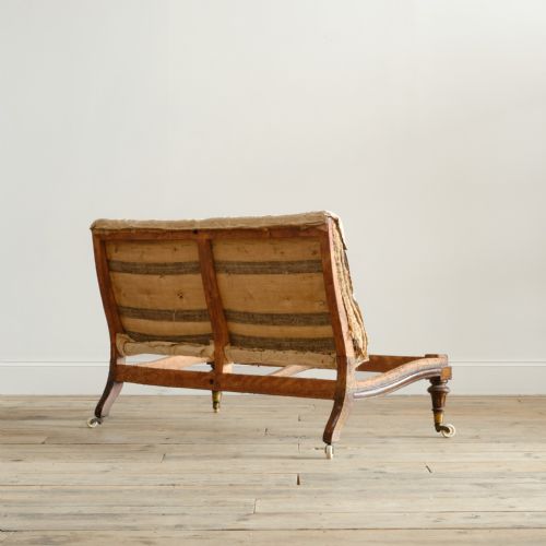 19TH CENTURY HOWARD STYLE SLIPPER SOFA - ADDITIONAL PHOTO 5