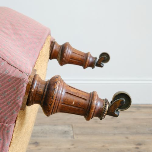 MID 19TH CENTURY IRON BACK ARMCHAIR - ADDITIONAL PHOTO 7