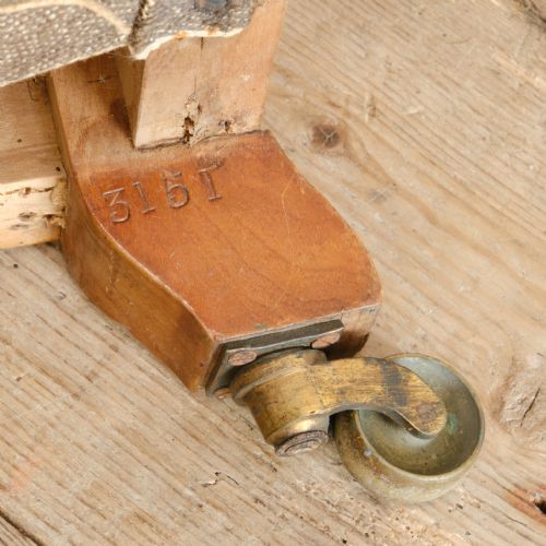 HOWARD AND SONS OPEN ARMCHAIR FROM POWDERHAM CASTLE DEVON - ADDITIONAL PHOTO 13