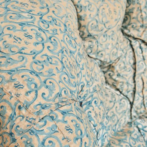 HOWARD AND SONS ARMCHAIR FROM POWDERHAM CASTLE DEVON - ADDITIONAL PHOTO 9