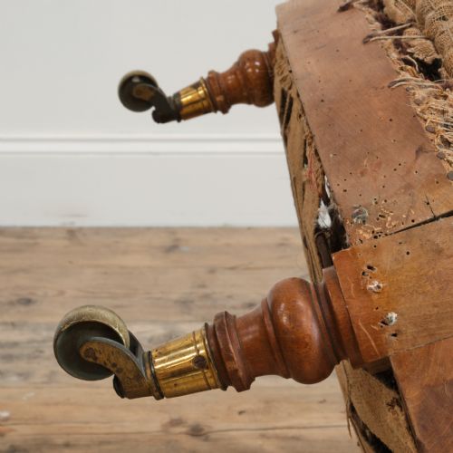 HOWARD AND SONS ARMCHAIR FROM POWDERHAM CASTLE DEVON - ADDITIONAL PHOTO 10