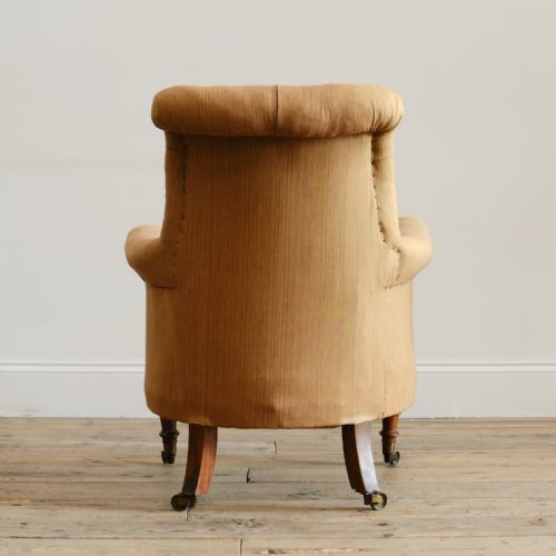 WILLIAM IV LIBRARY ARMCHAIR FROM POWDERHAM CASTLE DEVON - ADDITIONAL PHOTO 6