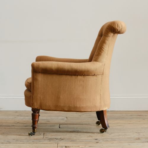 WILLIAM IV LIBRARY ARMCHAIR FROM POWDERHAM CASTLE DEVON - ADDITIONAL PHOTO 7