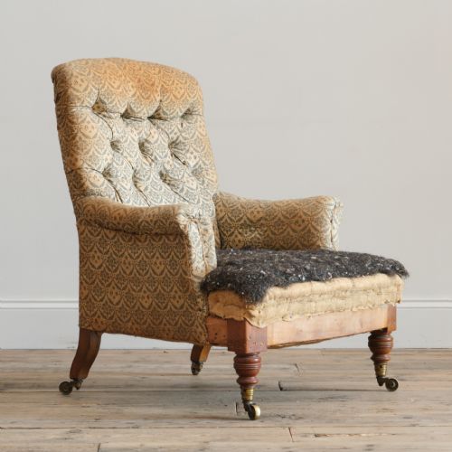HOWARD AND SONS 'HAMMOND' ARMCHAIR - ADDITIONAL PHOTO 2
